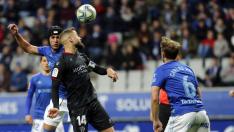 Real Oviedo VS SD Huesca en el Carlos Tartiere el 19 de enero de 2020. (Foto: Luis Manso)