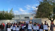 Una de las concentraciones reivindicativas llevadas a cabo por los padres
