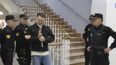 Igor el ruso se ha mostrado desafiante y sonriente ante la prensa que aguardaba su entrada.