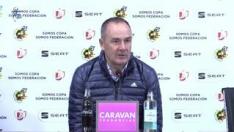 El preparador agradece el apoyo de la hinchada y señala que su equipo compitió "con honor y dignidad" ante el Madrid.