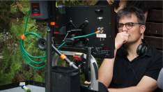 El realizador aragonés Carlos Val durante el rodaje de ‘Planeta 5000’.