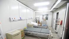 Wuhan (China), 02/02/2020.- A view of a patients' room in Huoshenshan Hospital in Wuhan, Hubei Province, China, 02 February 2020. The construction of the 1,000-bed temporary field hospital, which began on 24 January 2020 to house novel coronavirus patients, was announced completed on 02 February. EFE/EPA/SHEPHERD ZHOU CHINA OUT Construction of 1,000-bed temporary hospital completed in Wuhan, China