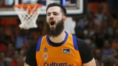 Bojan Dubljevic, jugador del Valencia Baket, será una de la estrellas que juegue en la Copa del Rey de baloncesto.