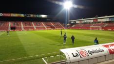 Estadio de Anduva, escenario del partido Mirandés-Real Zaragoza de este miércoles