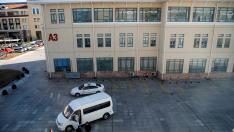 FILE PHOTO: A general view of building A3 of the Shanghai Public Clinical Center, where the coronavirus patients are quarantined, in Shanghai