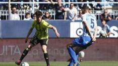 Partido Málaga-Real Zaragoza dipustado en el estadio de La Rosaleda