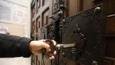 Llave de la puerta de la Catedral de Teruel/18-12-19/foto:Javier Escriche [[[FOTOGRAFOS]]] [[[HA ARCHIVO]]]