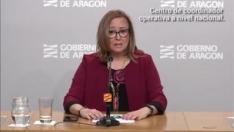 La consejera de presidencia, Mayte Pérez, y el consejero de vertebración, José Luis Soro, hablan sobre las últimas medidas por el coronavirus.