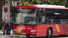 Imagen de archivo de un autobús de la línea Casetas-Zaragoza.