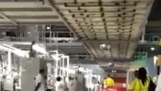 Imagen del paro en la planta de BSH en Montañana