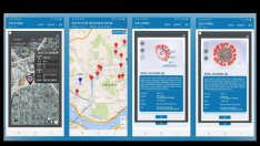 Corona map, una de las apps usadas en Corea