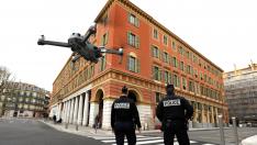 Calles de Niza vigiladas con drones