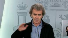 Rueda de prensa de Fernando Simón