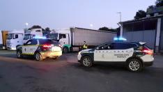 La Guardia Civil auxilia a un camionero con síntomas del coronavirus