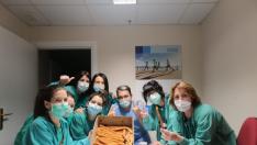 Churrería Grupo Cimorra sorprende a los sanitarios y trabajadores del Servet con este gesto solidario.