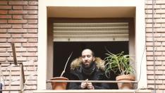 Lhoussaine Naciri, un trabajador de la construcción ahora en paro.