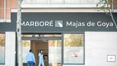 Exterior del centro de Parque Goya para pacientes mayores que se recuperan tras recibir el alta