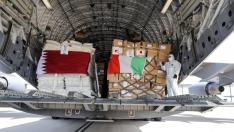 Coronavirus in Italy - Arrival of two field hospitals from Qatar