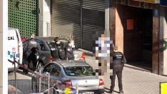Detención de un hombre en el paseo Ramón y Cajal de Huesca el 10 de abril.