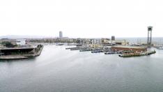 Vista general del puerto de Barcelona en una imagen de archivo.