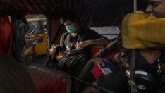Un manifestante inconsciente durante los enfrentamientos en Bagdad (Irak) en noviembre 2019 Finalista del World Press Photo Foto