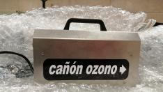 Uno de los 15 generadores de ozono portátiles adquiridos por la Diputación de Huesca.