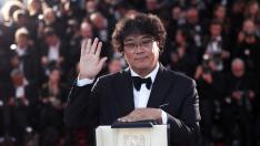 Bong Joon Ho, director de 'Parásitos', el pasado año con su Palma de Oro. Su filme es, hasta la fecha, el ganador de Cannes más taquillero.