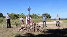 Los romeros de Adahuesca, en la celebración de este año.