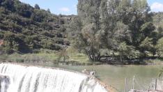 El popular Salto del Bierge en el río Alcanadre