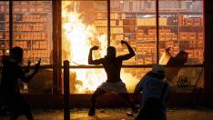 La protesta terminó endureciéndose.