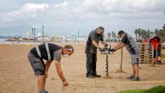 Sistema de sensores para regular aforo en la playa de Salou