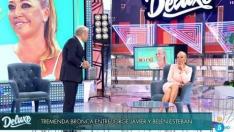 La bronca de Jorge Javier Vázquez y Belén Esteban, en 'Sábado Deluxe'.