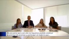 Leonor se dirige en catalán a los ganadores de los premios Princesa de Girona