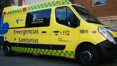 Ambulancia de emergencias sanitarias de Castilla y León.
