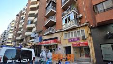 Edificio de Albacete en el que se ha detectado un brote de coronavirus.