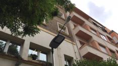 Renovacion del alumbrado de la calle Ricla y la avenida Ciudad de Soria