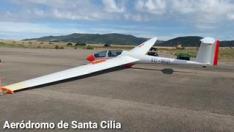 Los pilotos más jóvenes de vuelo sin motor se forman en el aeródromo de Santa Cilia