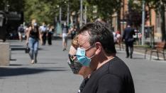 Ambiente en Zaragoza este viernes.