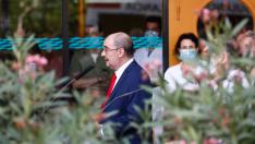 Visita de Javier Lambán y Sira Repollés al Hospital Clínico de Zaragoza