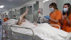El Hospital Gregorio Marañón traslada a planta al paciente con Covid-19 que más tiempo ha estado en una UCI en España ·