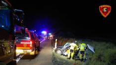 El accidente, en el que ha perdido la vida una mujer de 30 años, se ha producido en el kilómetro 374 de la N-II, a la altura de Pina de Ebro.