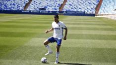 Presentación oficial de Jair Amador y Haris Vuckic como jugadores del Real Zaragoza.
