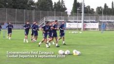 El equipo se prepara para el primer partido de pretemporada, el próximo sábado 12 el Real Zaragoza recibirá en el estadio municipal al Getafe, de Primera División.