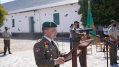 El Acuartelamiento San Bernardo de Jaca ha acogido este viernes la toma de mando del teniente coronel Miguel Ángel Soto Godía