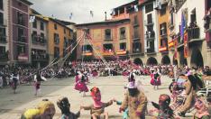 Este año la plaza Mayor de Graus no se llenará, pero habrá representaciones televisadas