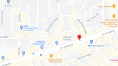El suceso se produjo en la avenida de Madrid de Las Delicias.