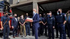 Democratic U.S. presidential nominee Joe Biden campaigns in Duluth, Minnesota
