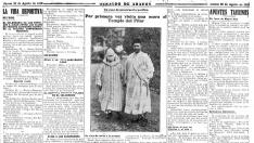 Abdel-Lah y Chama fueron foco de la actualidad veraniega zaragozana aquel agosto de 1929