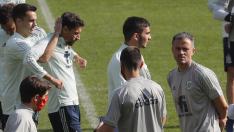Spain training session