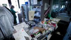 Interior de las unidades de cuidados intensivos del Hospital Clínico de Zaragoza.